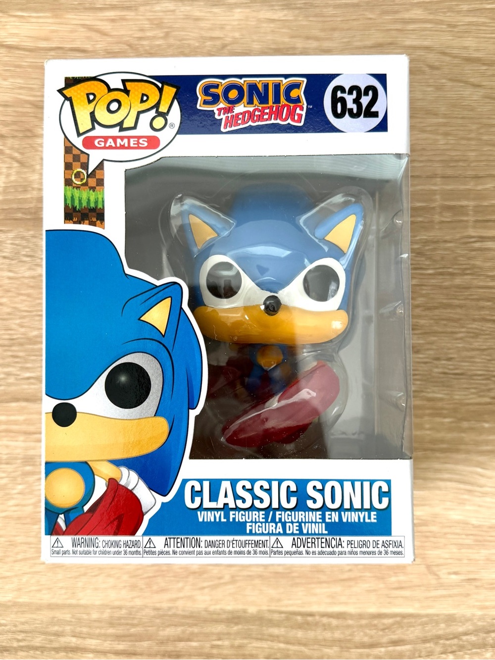 Funko Pop! Games Sonic the Hedgehog Classic Sonic 30th Anniversary #632